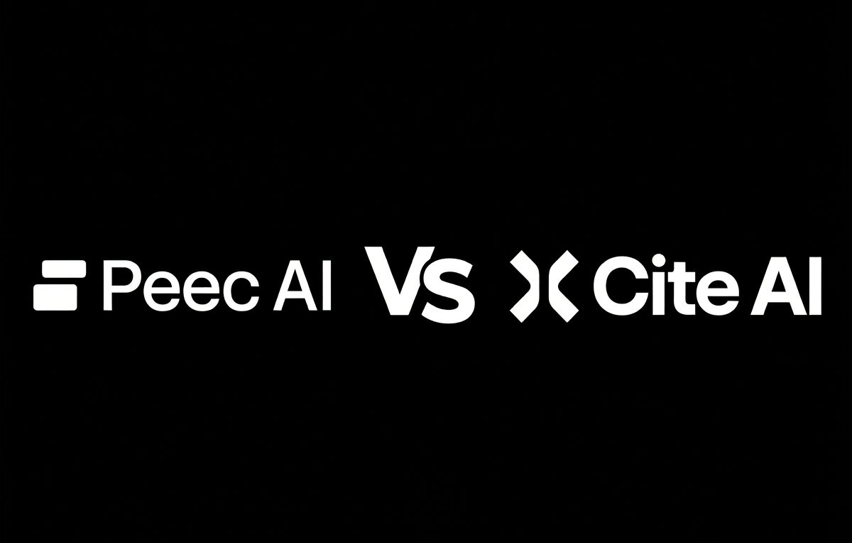 Cite AI vs Peec AI: an honest comparison for marketing teams